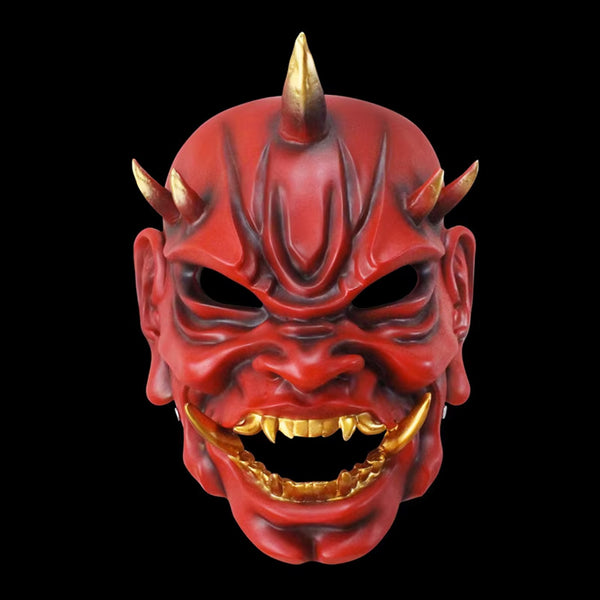 Hand-Made Japanes Hannya Hundred Ghost Demon King Oni Mask