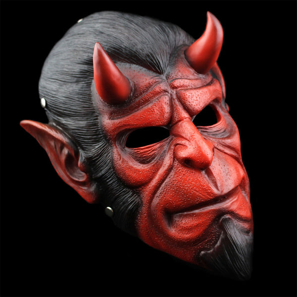 Hand-Made Hellboy Resin Mask