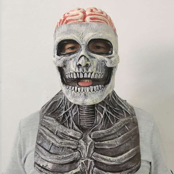 Halloween Game Horror exploding brain headgear weird mask skull masks