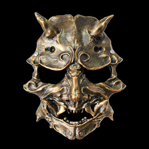 Hand-Made Japanes Ghost Samurai Oni Mask