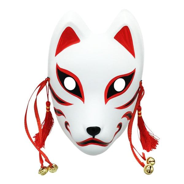 Hande-Made Japanese Kitsune Fox Mask