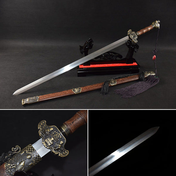 Handmade Chinese Sword Inviting Wealth And Prosperity（招财进宝）