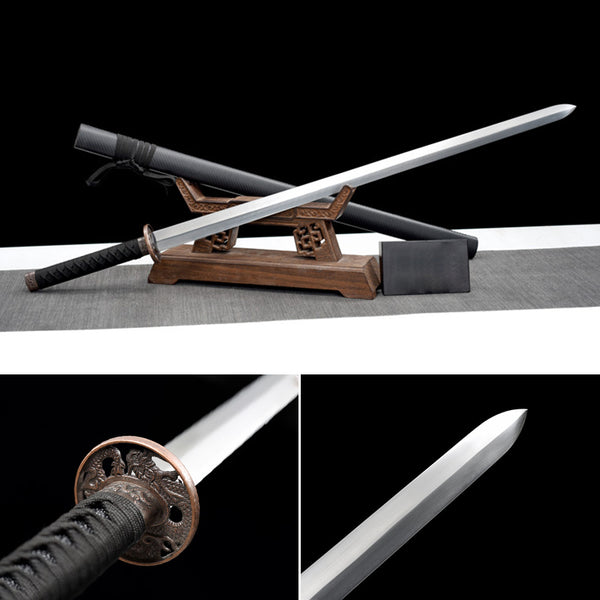 اليدوية التنين الصيني السيف جولة مقطع طويل） (圆 龙)