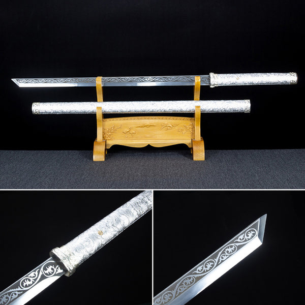 Handmade Chinese Sword Silver Emperor(银皇)