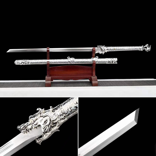 Handmade Chinese Sword Silver Dragon (银龙)