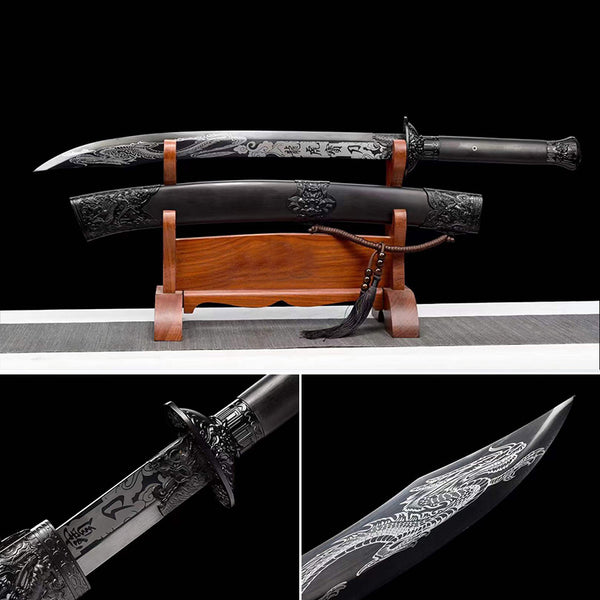 Handmade Chinese Sword Dragon Tiger Treasure Sword(龙虎宝刀)