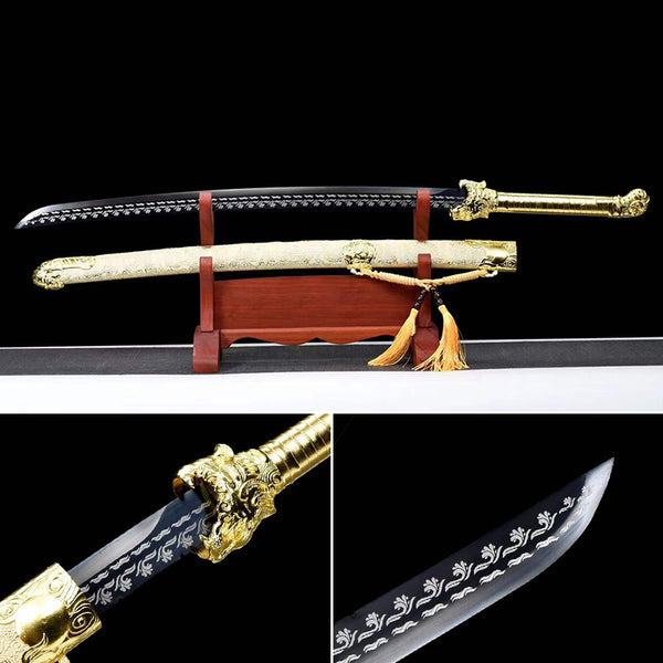Handmade Chinese Sword Golden Tiger Chop（金虎斩）
