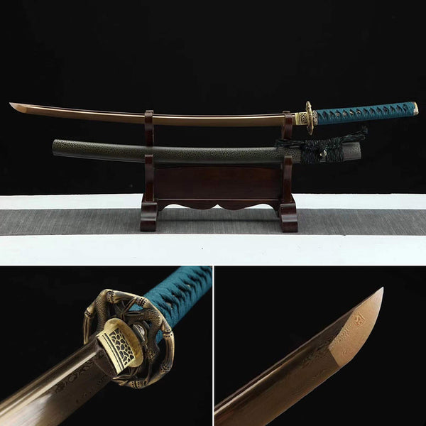 Handmade Japanese Katana Sword Golden Snake katana