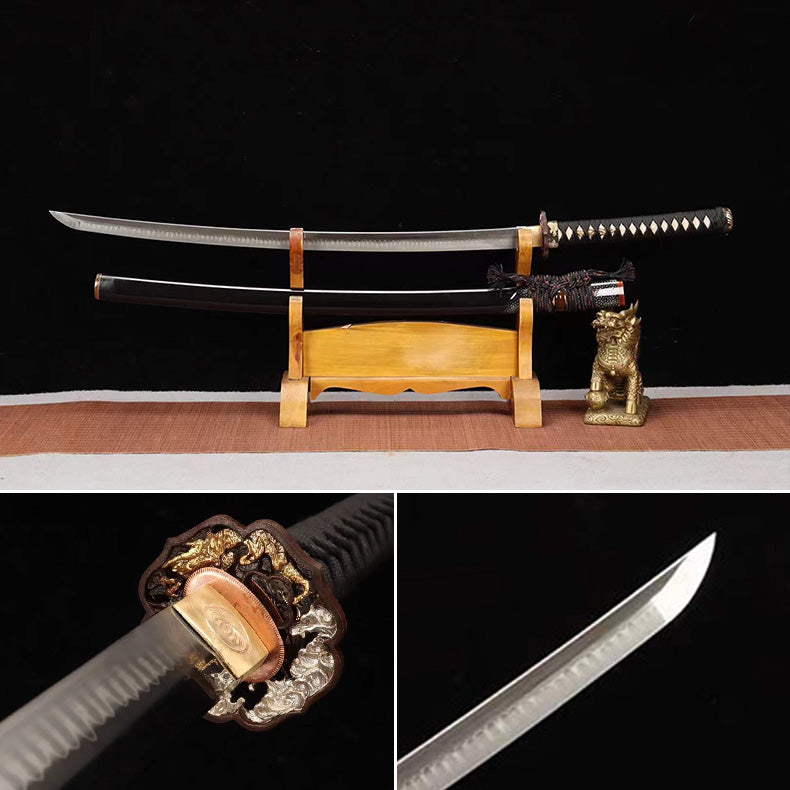 Handmade Japanese Katana Sword Four Seas Soaring Dragon – Katanaxsword