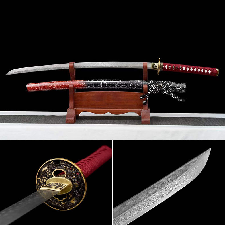 Handmade Japanese Katana Sword Dragon Soul Flame – Katanaxsword