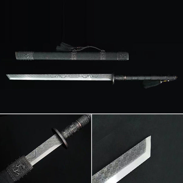 اليدوية الصينية السيف التنين المحارب (龍 戦)