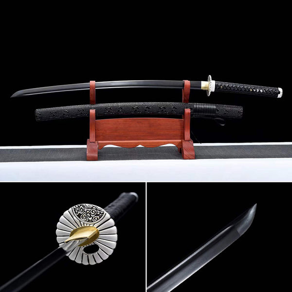 Handmade Japanese Katana Sword Black Fury