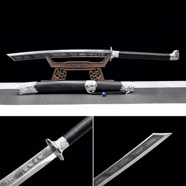 Handmade Chinese Sword Dragon And Tiger Blood Blade(龙虎血刃)