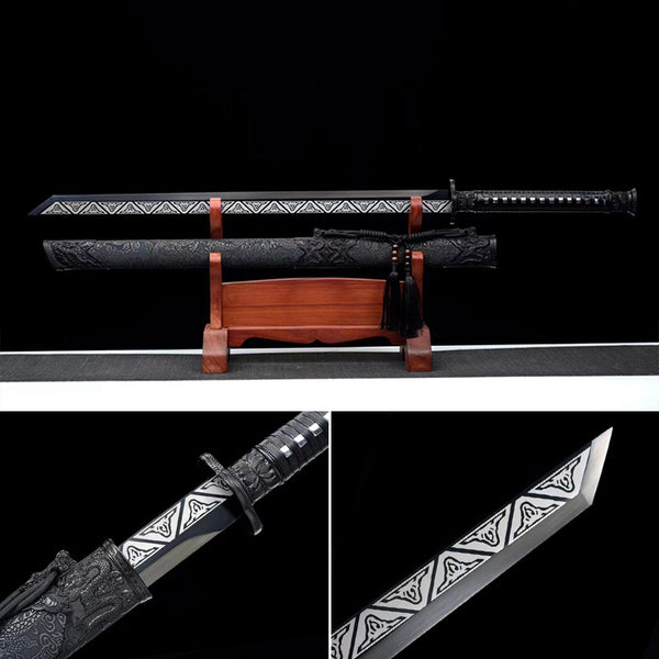 Handmade Chinese Sword Gnarled Dragon Battle Blade (虬龙战刃)