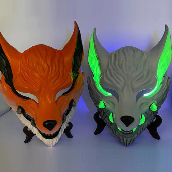 Hand-Made Japanese Luminous Fox Mask