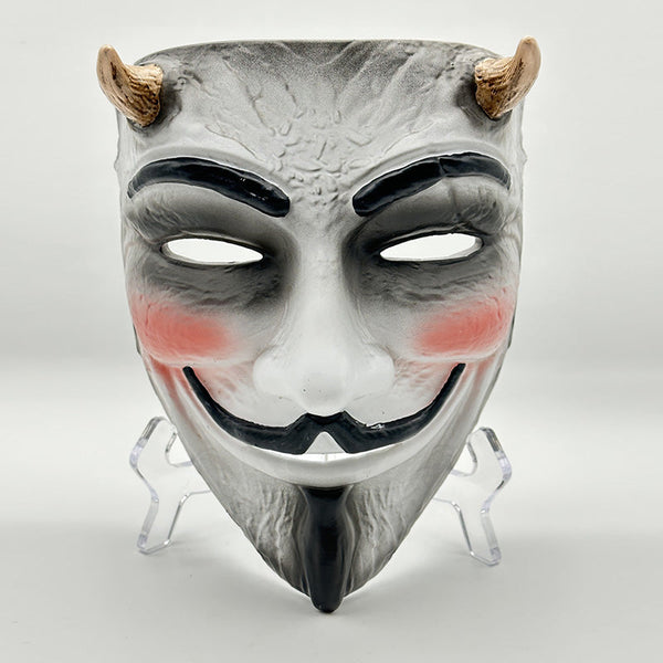 Hand-Made Japanese Clown Oni Mask
