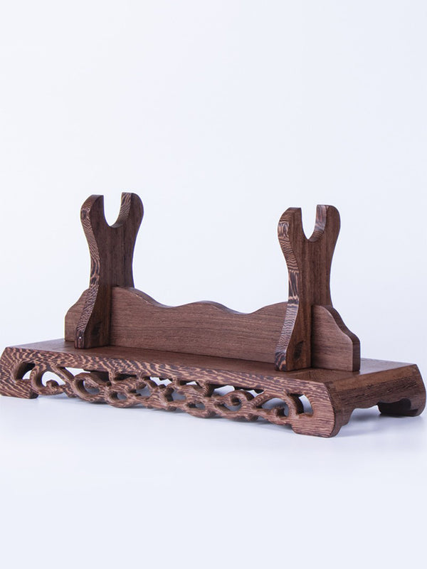 High-Grade Craft Wenge Solid Wood Sword Stand