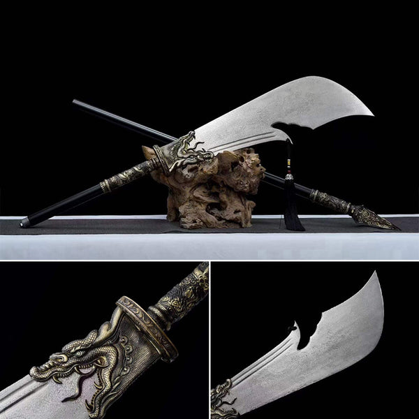 Handmade Special Weapon Guan Yu Green Dragon Crescent Moon Blade