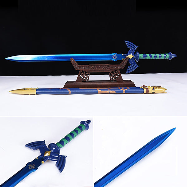 Handmade Japanese Anime The Legend of Zelda - Grand Master Sword Blue Blade