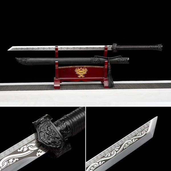 Handmade Chinese Sword Dragon And Phoenix(龙凤)