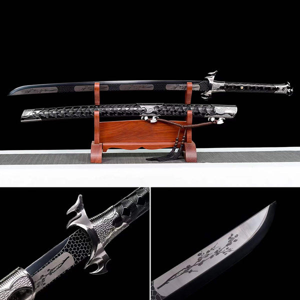 Handmade Chinese Sword Tyrannosaurus Battle Sword（霸龙战刀）