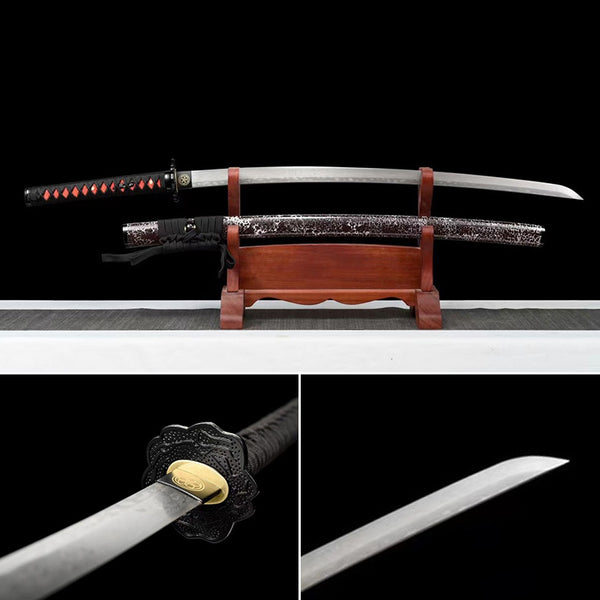 Handmade Japanese Katana Sword Blood Eagle Guard