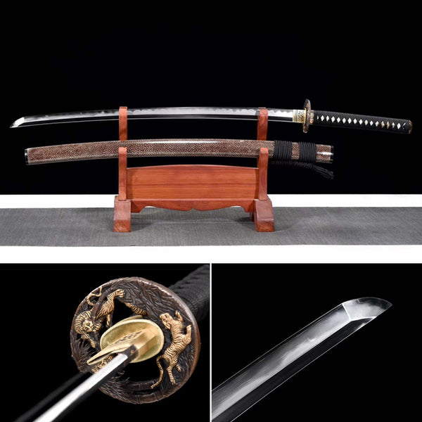 Handmade High Standard Japanese Katana Sword Tiger Whistle
